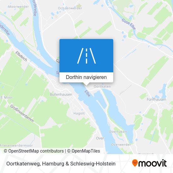 Oortkatenweg Karte