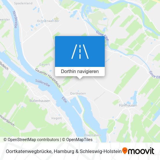Oortkatenwegbrücke Karte