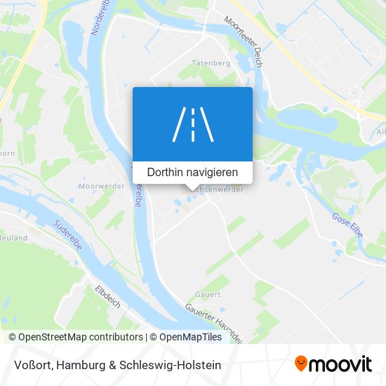 Voßort Karte