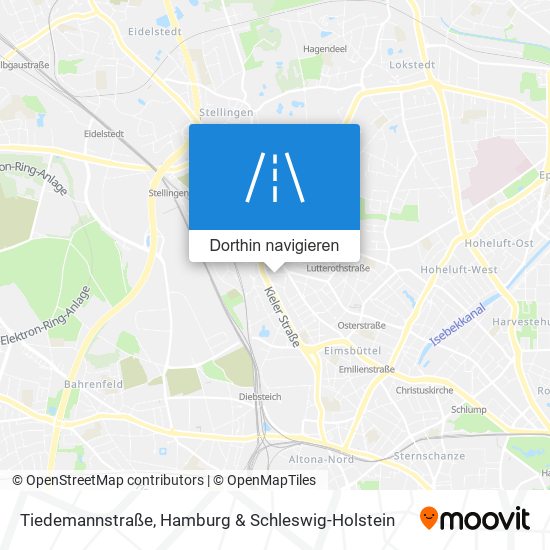 Tiedemannstraße Karte