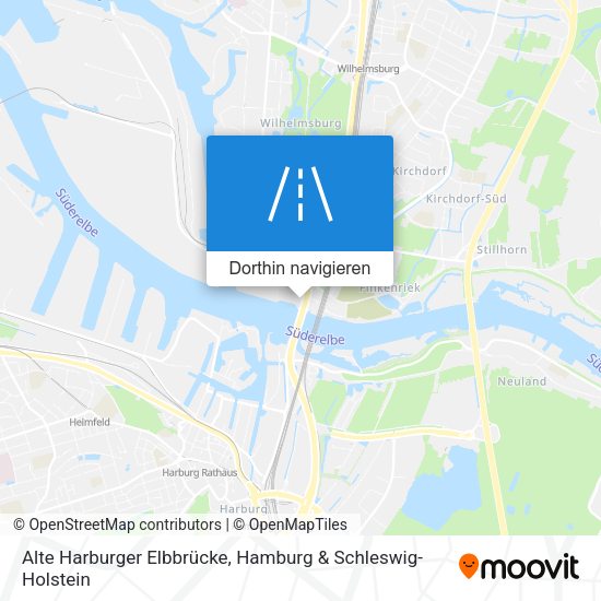 Alte Harburger Elbbrücke Karte