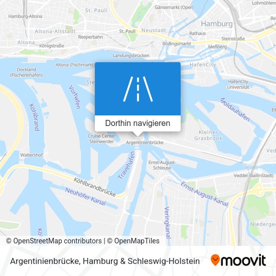 Argentinienbrücke Karte