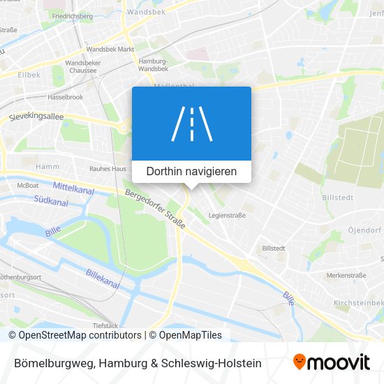 Bömelburgweg Karte