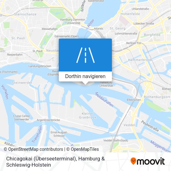 Chicagokai (Überseeterminal) Karte
