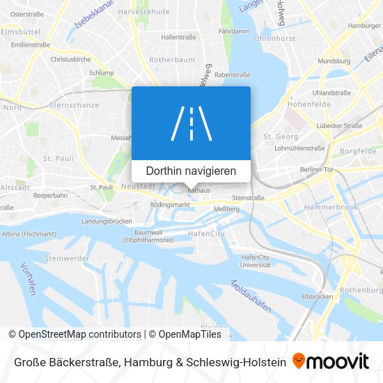 Große Bäckerstraße Karte