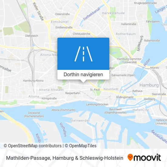 Mathilden-Passage Karte