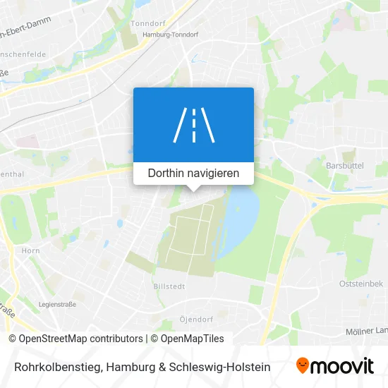 Rohrkolbenstieg Karte