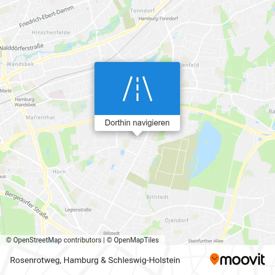 Rosenrotweg Karte
