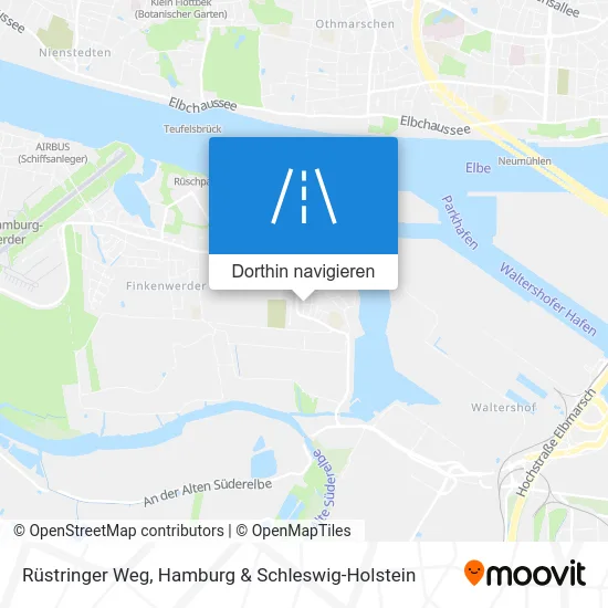 Rüstringer Weg Karte