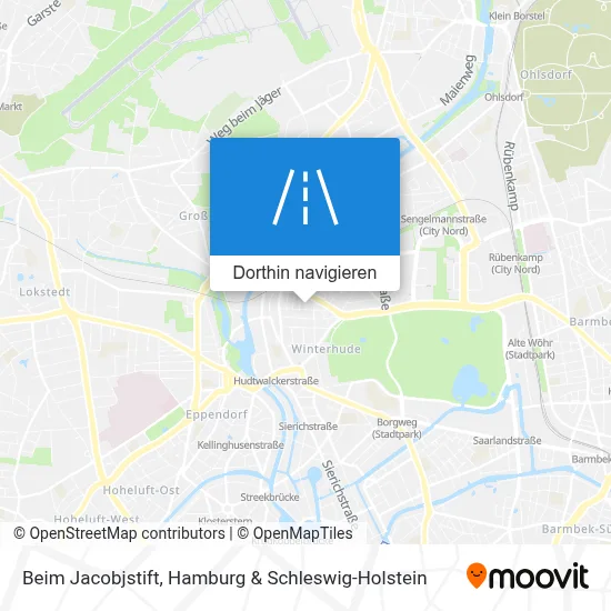 Beim Jacobjstift Karte