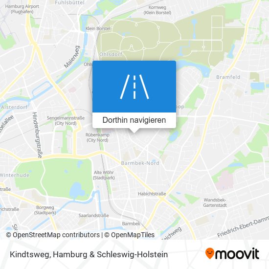 Kindtsweg Karte