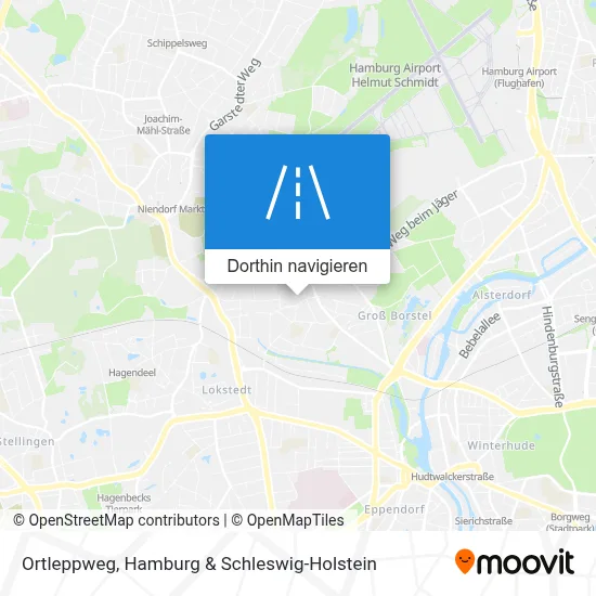 Ortleppweg Karte