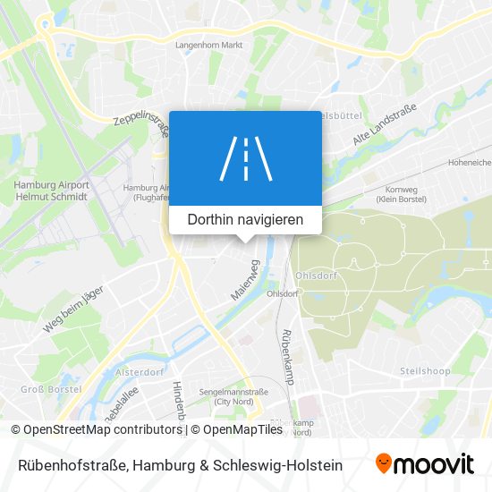 Rübenhofstraße Karte