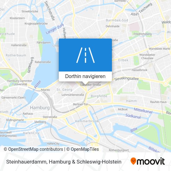 Steinhauerdamm Karte