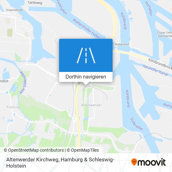 Altenwerder Kirchweg Karte