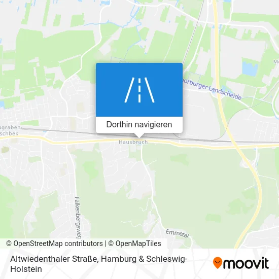 Altwiedenthaler Straße Karte