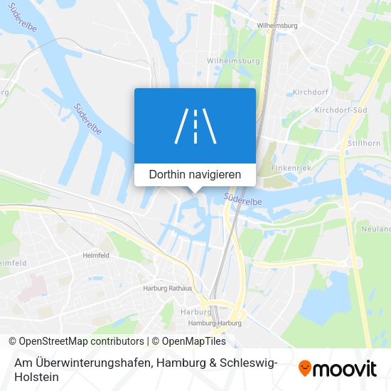 Am Überwinterungshafen Karte