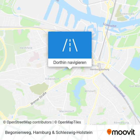 Begonienweg Karte