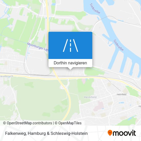 Falkenweg Karte