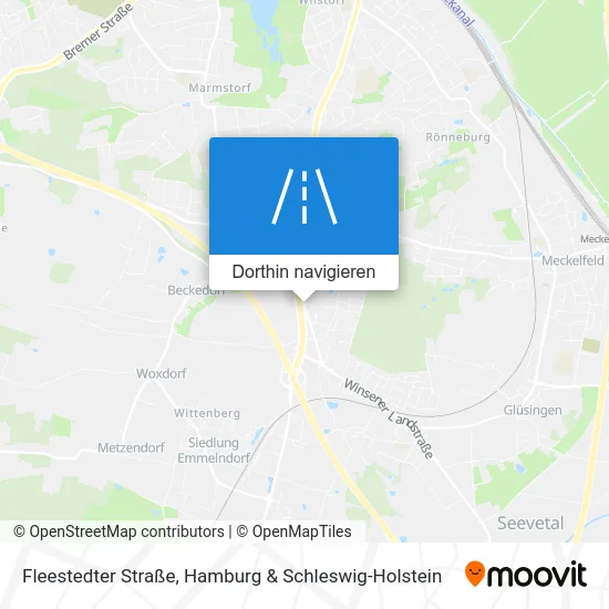 Fleestedter Straße Karte