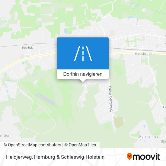 Heidjerweg Karte