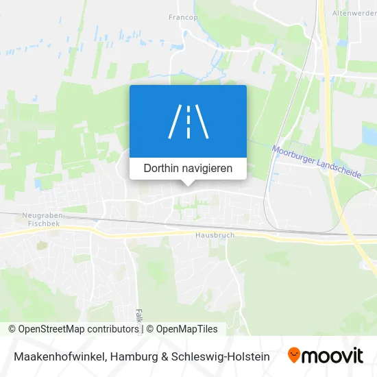 Maakenhofwinkel Karte