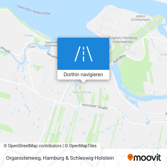 Organistenweg Karte