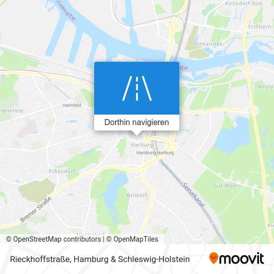 Rieckhoffstraße Karte