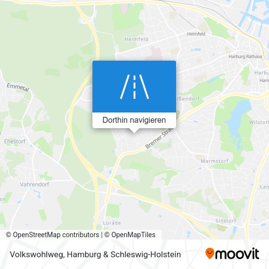 Volkswohlweg Karte