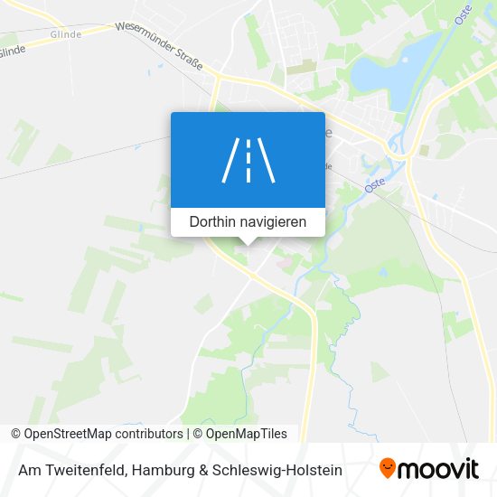 Am Tweitenfeld Karte