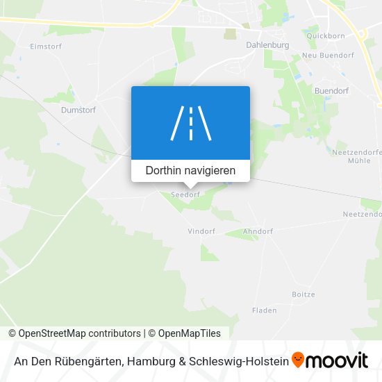 An Den Rübengärten Karte