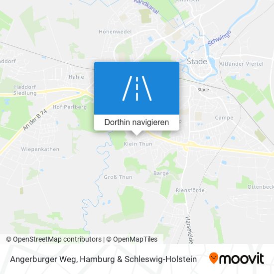 Angerburger Weg Karte