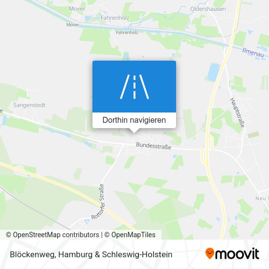 Blöckenweg Karte