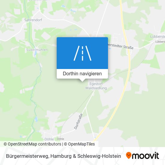 Bürgermeisterweg Karte