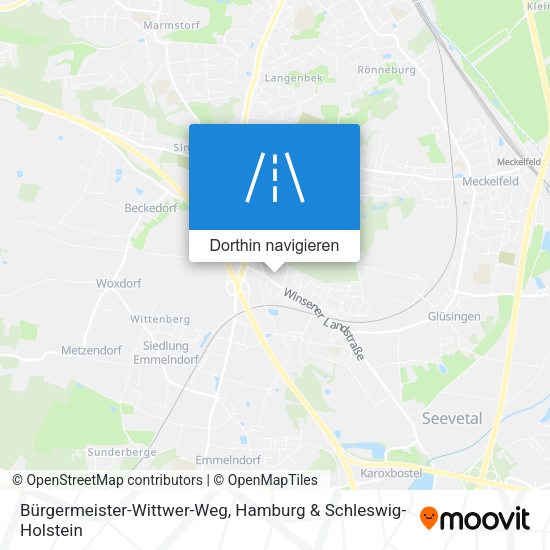 Bürgermeister-Wittwer-Weg Karte