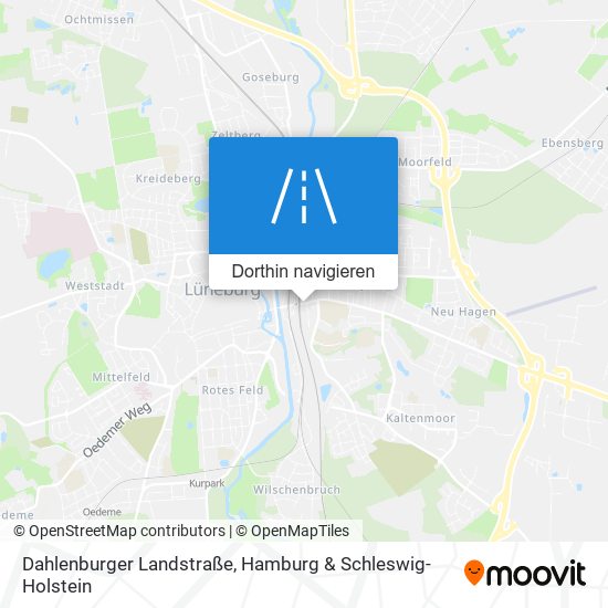 Dahlenburger Landstraße Karte