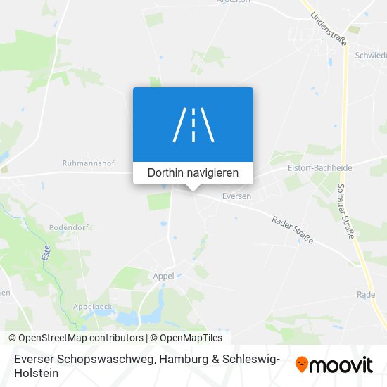 Everser Schopswaschweg Karte