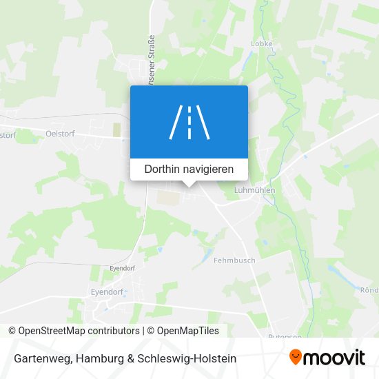 Gartenweg Karte