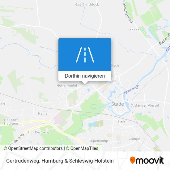 Gertrudenweg Karte