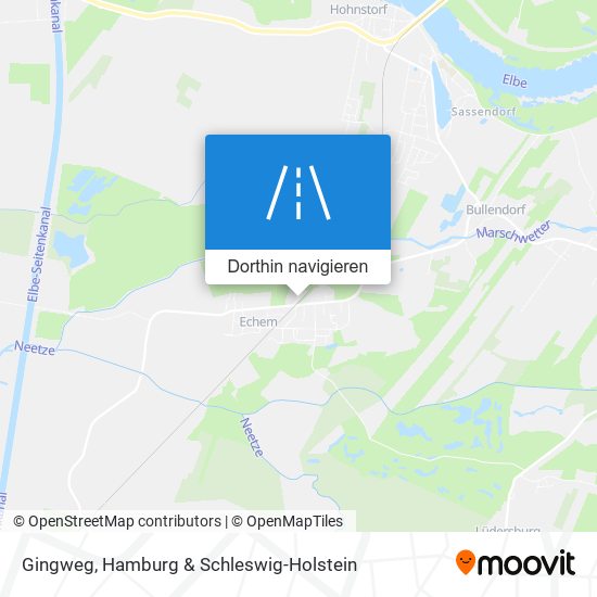 Gingweg Karte