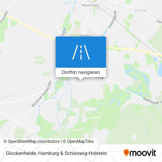 Glockenheide Karte