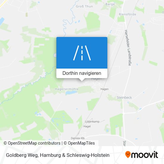 Goldberg Weg Karte