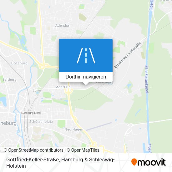 Gottfried-Keller-Straße Karte