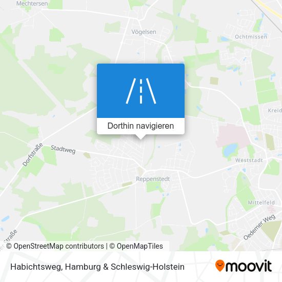 Habichtsweg Karte