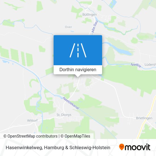 Hasenwinkelweg Karte