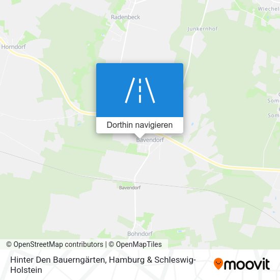 Hinter Den Bauerngärten Karte