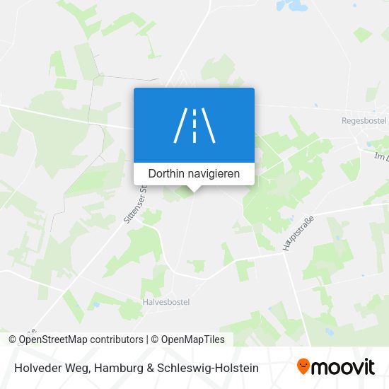 Holveder Weg Karte