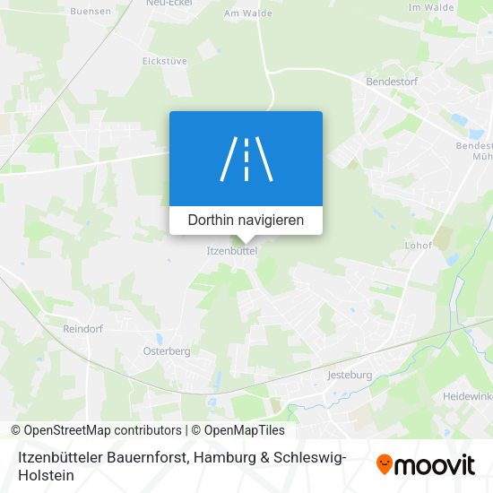 Itzenbütteler Bauernforst Karte