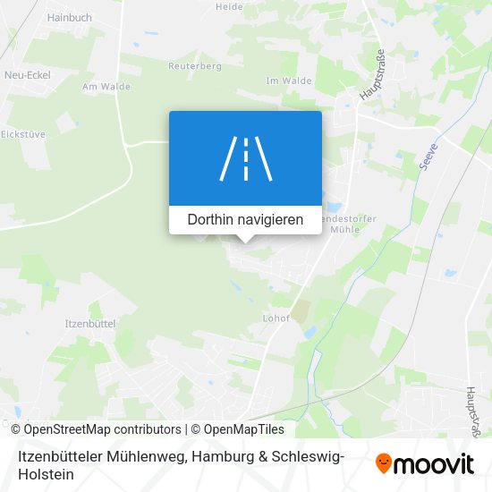 Itzenbütteler Mühlenweg Karte