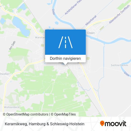 Keramikweg Karte